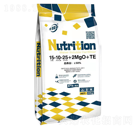 ����Ԫ��ˮ�ܷ���15-10-25+2MgO+TE-�S���-�ֿ��R