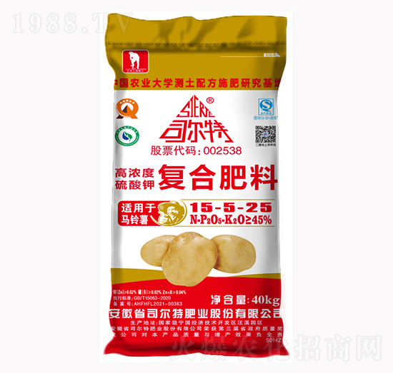 馬鈴薯配方肥15-5-25-司爾特