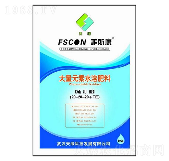 ͨ���ʹ���Ԫ��ˮ�ܷ�20-20-20+TE-��˹��-��G�Ƽ�